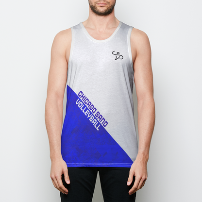 CSV Slanted Mens Binded Tank Top