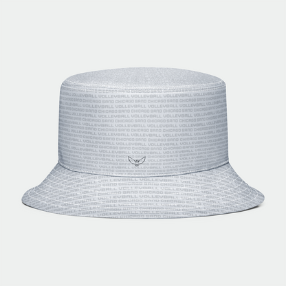 CSV White Repeat Bucket Hat