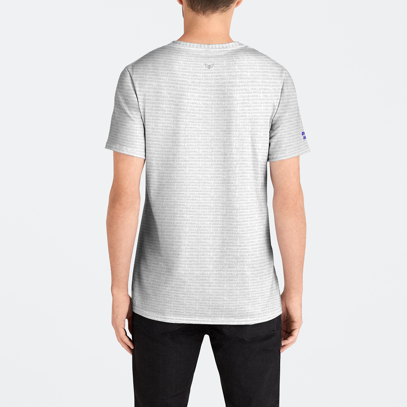 CSV White Mens Crew Tee