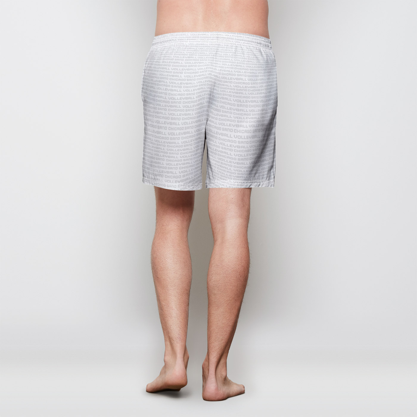 CSV White Mens Swim Trunks - No Pockets