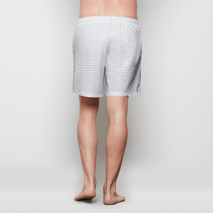 CSV White Mens Swim Trunks - No Pockets