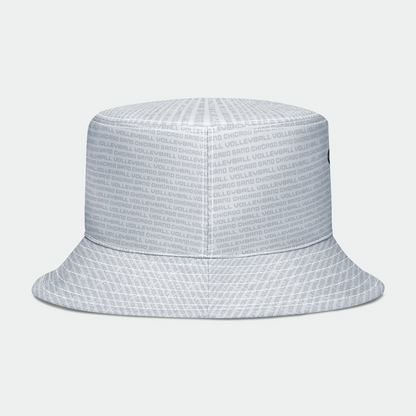 CSV White Repeat Bucket Hat