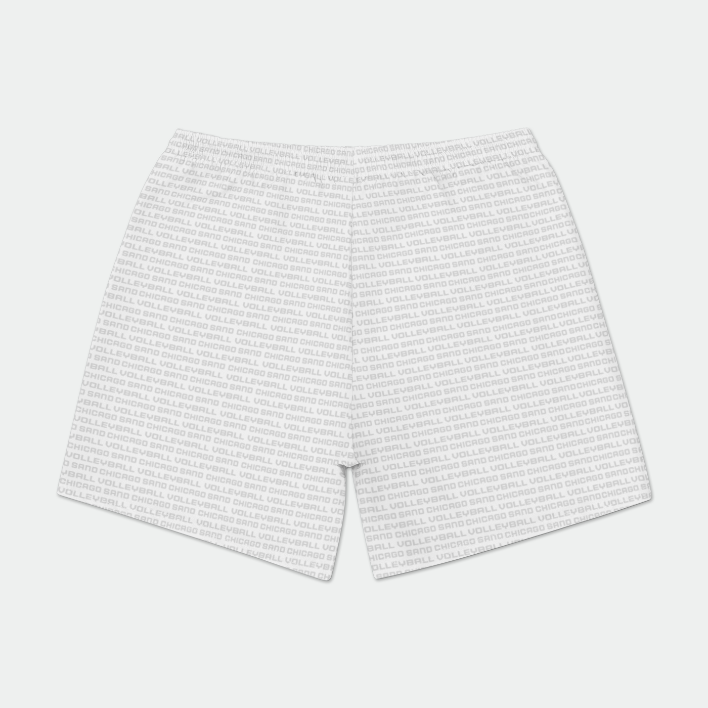 CSV White Mens Swim Trunks - No Pockets