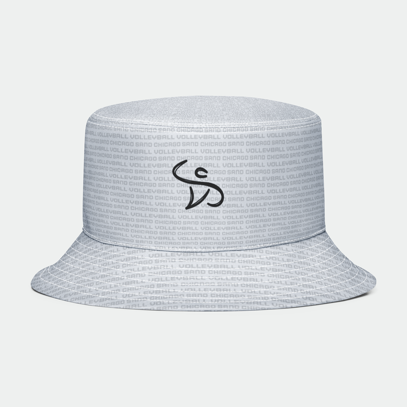 CSV White Repeat Bucket Hat