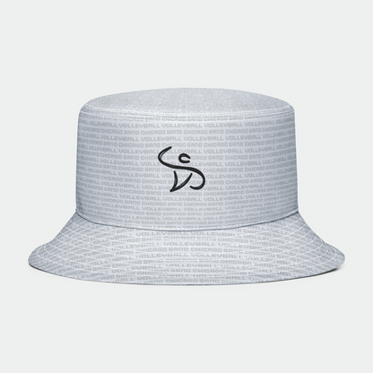 CSV White Repeat Bucket Hat